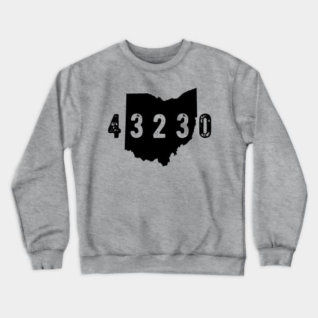 43230 zip code Columbus Ohio Gahanna Crewneck Sweatshirt by OHYes